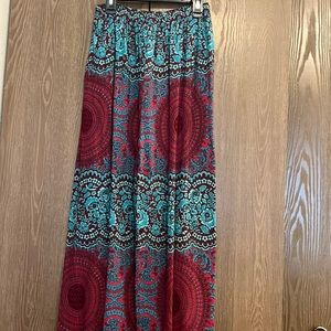 Red/Blue Mandala Harem Pants Size S/M